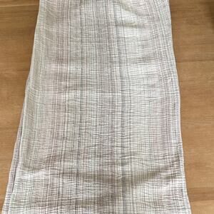 Southern Living Simplicity Cream King Shams variegated Stripe 100% Cotton 20X36